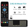 T16+ 2.4 GHz smart fjernkontroll/luftmusetastatur med berøringsplate