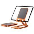 T2 Max sammenleggbar telefon-/nettbrettstativ i aluminium - oransje