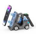 T20S Forklift Design 3-i-1 trådløs ladestasjon - grå