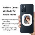 T3 Mini magnetisk selfie-skjerm for iPhone og Android - hvit