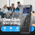 T51 digital diktafon / MP3-spiller med støyreduksjon - svart