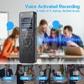 T51 digital diktafon / MP3-spiller med støyreduksjon - svart