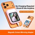 T7 USB-C-koblet magnetisk selfie-skjermspegel med fylllys