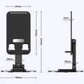 360-graders Roterende Bordstativ til Nettbrett/Smarttelefon T9
