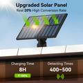 TG-TY19502 Vegglampe med 144 LED-lys og bevegelsessensor samt solcellepanel til hage og terrasse
