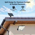 TG-TY19502 Vegglampe med 144 LED-lys og bevegelsessensor samt solcellepanel til hage og terrasse
