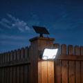 TG-TY19502 Vegglampe med 144 LED-lys og bevegelsessensor samt solcellepanel til hage og terrasse