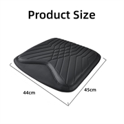 TK036 Nappa Texture bilsetepute med minneskum - svart