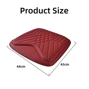 TK036 Nappa Texture bilsetepute med minneskum - rød