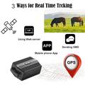 TKSTAR TK935 vanntett GPS-sporingsenhet for husdyr – svart