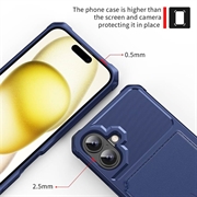 iPhone 17 TPU-deksel med kortholder