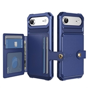 iPhone Air TPU-deksel med kortholder - Blå