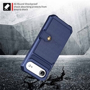 iPhone Air TPU-deksel med kortholder - Blå