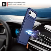 iPhone Air TPU-deksel med kortholder - Blå