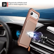 iPhone Air TPU-deksel med kortholder - Rosa