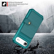 iPhone Air TPU-deksel med kortholder - Turkis