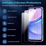 Samsung Galaxy A17/A26 TPU-deksel m/ 2x Beskyttelsesglass - Klar