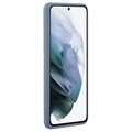Samsung Galaxy S21 5G TPU-deksel med Kortholder - Blå