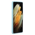 Samsung Galaxy S23 Ultra 5G TPU-deksel med Kortholder - Lyseblå
