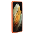 Samsung Galaxy S23 Ultra 5G TPU-deksel med Kortholder - Oransje