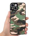 Camouflage  Serie iPhone 14 Plus Hybrid-deksel - Grønn