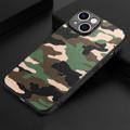 Camouflage  Serie iPhone 14 Plus Hybrid-deksel - Grønn