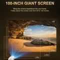 TS-16 1080P HD-smartprojektor med løftbar gimbal - 1GB/8GB