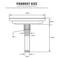 TS-BX63 bimetall-grilltermometer - 0-250 °C, IP55