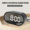 TS-R900 5.5" LED-vekkeklokke med speil - svart