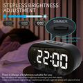 TS-R900 5.5" LED-vekkeklokke med speil - svart