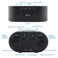 TS-R900 5.5" LED-vekkeklokke med speil - svart
