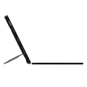 iPad 2022/2025/Air 11 2024/2025 TU3607 Bakgrunnsbelyst magnetisk tastaturetui med 360-graders roterende stativ