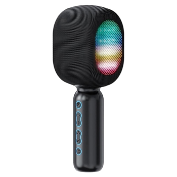 TWS Trådløs Bluetooth Karaoke Mikrofon JY57 - Svart