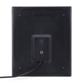 TY-106 6W solcellepanel for overvåkningskameraer og dørklokker - svart