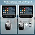 TYS-4222M 3-i-1 trådløs CarPlay/Android Auto-adapter med AirPlay-skjermspeiling – svart