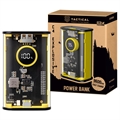 Tactical C4 Explosive Powerbank - USB-C, USB-A - 9600mAh - Gul