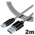 Tactical Fast Rope Ladekabel - USB-A/USB-C - 2m