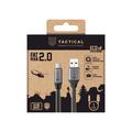 Tactical Fat Man 2.0 USB-A / USB-C-kabel - 60W, 1m