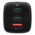 Tactical FlashBang 2.0 65W GaN-lader - USB-A, 2x USB-C