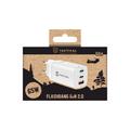 Tactical FlashBang 2.0 65W GaN-lader - USB-A, 2x USB-C - hvit