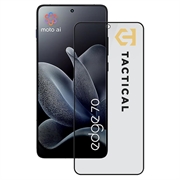 Motorola Edge 70 Tactical Glass Shield Privacy Stealth 5D Beskyttelsesglass - 9H - svart kant
