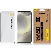 Samsung Galaxy S25+/S24+ Tactical Glass Shield 5D Beskyttelsesglass - svart kant