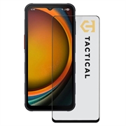 Samsung Galaxy Xcover7 Pro Tactical Glass Shield 5D Beskyttelsesglass - svart kant