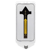 iPhone 13/13 Pro/14/16e/17e Tactical Impact Barrier for Rookies Beskyttelsesglass - Svart kant