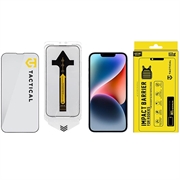 iPhone 13/13 Pro/14/16e/17e Tactical Impact Barrier for Rookies Beskyttelsesglass - Svart kant