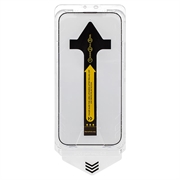 iPhone 16 Pro/17 Tactical Impact Barrier for Rookies Beskyttelsesglass - Svart kant