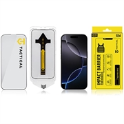 iPhone 16 Pro/17 Tactical Impact Barrier for Rookies Beskyttelsesglass - Svart kant