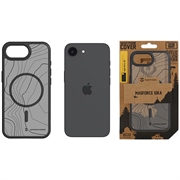 iPhone 16e/17e Tactical MagForce Hyperstealth Sika Hybrid-deksel - MagSafe-kompatibel - Asfalt