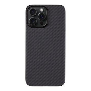 iPhone 15 Pro Max Tactical MagForce Deksel - Karbonfiber / Svart