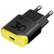 Tactical Minimi 30W GaN USB-C hurtiglader - svart / gul